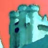 thumbnail link to picture of castle, altered colour balance.